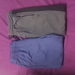 2 Mens XL Gray Pony jogging pants navy blue Makers Mark luxe joggers lot bottoms